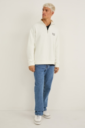 C&A Regular Lycra® Jeans Herr Blå | MEDFS-6371