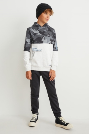 C&A Set And Joggers 2 Piece Hoodie Tjej Svarta | LUBZH-7140