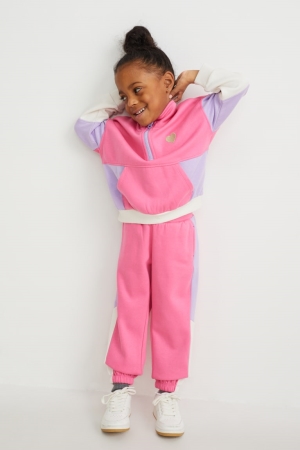 C&A Set And Joggers 2 Piece Tröjor Tjej Rosa | LQXJV-6243
