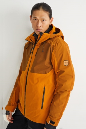 C&A Ski With Hood Bionic-finish®eco Jacka Herr Orange | LAJSG-6412
