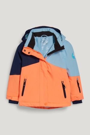 C&A Ski With Hood Recycled Jacka Tjej Orange | QVWIB-6293