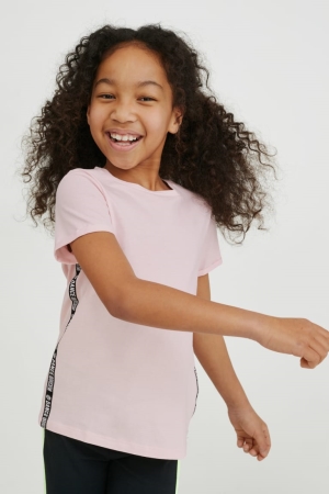 C&A Sleeve T-shirt Tjej Rosa | LSXEY-3214