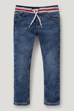 C&A Slim Thermal Jeans Pojke Blå | WZLKY-4738