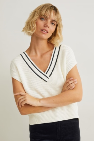 C&A Slipover Hoodie Dam Vita | STNVY-9708