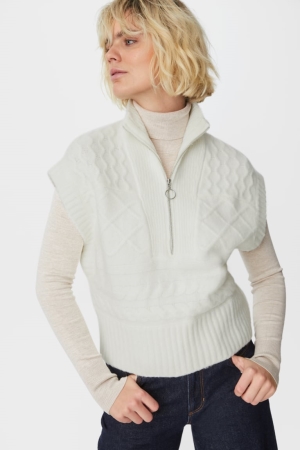 C&A Slipover Hoodie Dam Vita | WPVSJ-5091