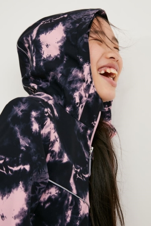 C&A Softshell With Hood Jacka Tjej Svarta Rosa | LVHWY-1528