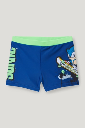 C&A Sonic Lycra® Xtra Life™ Recycled Badkläder Pojke Blå Ljusblå | KSDTV-9482
