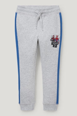 C&A Spider-man Joggers Långbyxor Pojke Ljusgrå | OKQJI-7083
