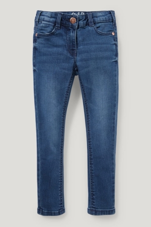 C&A Super Mager Jeans Tjej Blå | PMDXO-2537