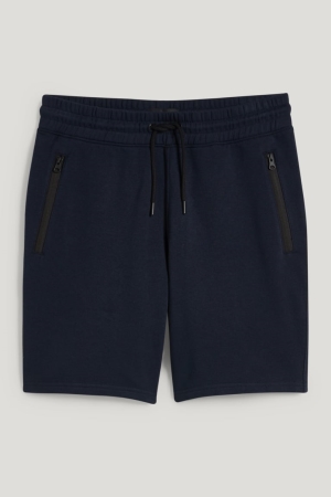 C&A Sweat Shorts Herr Mörkblå | XTPVU-2049