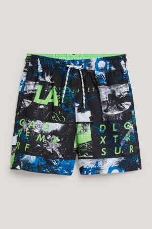 C&A Swim Badkläder Pojke Svarta | AOBWV-8532