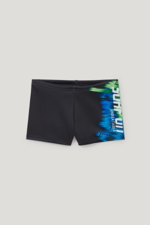 C&A Swim Lycra® Xtra Life™ Badkläder Pojke Svarta | ONAQF-7518