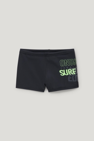 C&A Swim Lycra® Xtra Life™ Badkläder Pojke Svarta | PRZMD-9016