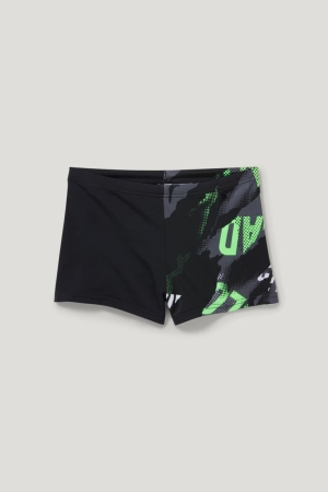 C&A Swim Lycra® Xtra Life™ Badkläder Pojke Mörkgrå | SEJZL-0976