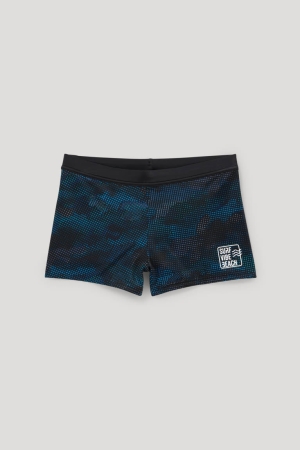 C&A Swim Lycra® Xtra Life™ Badkläder Pojke Mörkblå | VZKJN-5389