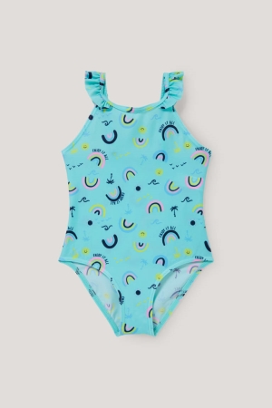 C&A Swimsuit Lycra® Xtra Life™ Badkläder Tjej Mintgröna Gröna | IKSYQ-2154