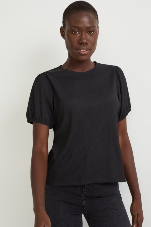C&A T-shirt Dam Svarta | MDALJ-4521
