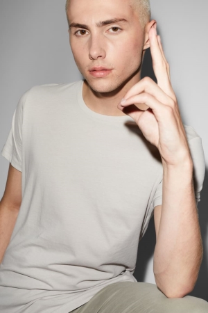 C&A T-shirt Herr Grå Bruna | XAPSO-8265