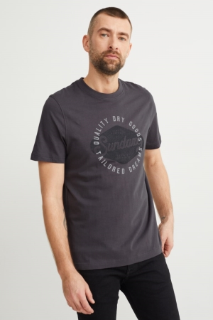 C&A T-shirt Herr Mörkgrå | UTGOK-5961