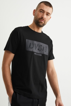 C&A T-shirt Herr Svarta | EKMCU-2876
