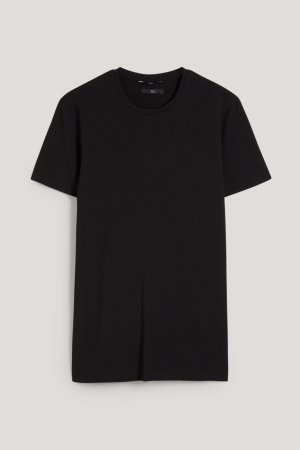 C&A T-shirt Herr Svarta | OJIHS-4598