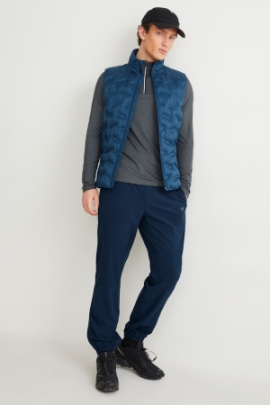 C&A Technical 4 Way Stretch Långbyxor Herr Mörkblå | QZGIK-4209