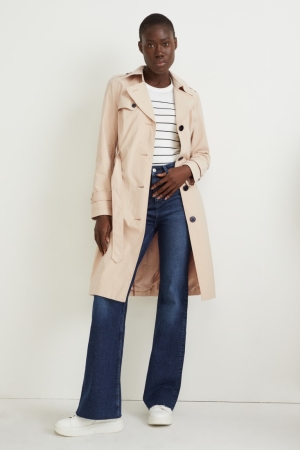 C&A Trench Bionic-finish®eco Rockar Dam Beige | WYNRJ-7059