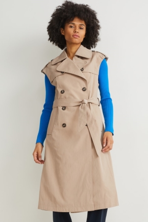 C&A Trench Jacka Dam Beige | WCDBA-9678