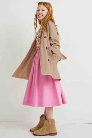 C&A Trench Jacka Tjej Beige | MNTBL-0195