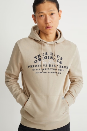 C&A Tröjor Herr Beige | HONVL-4620