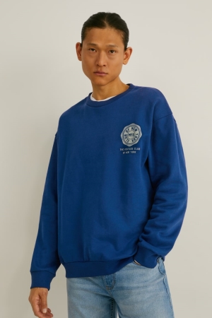 C&A Tröjor Herr Blå | XUKBM-3682