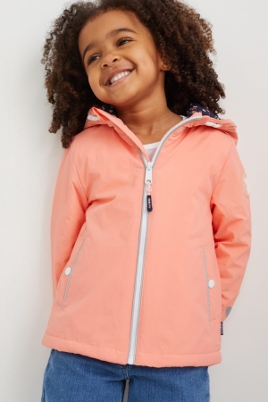 C&A With Hood Recycled Jacka Tjej Rosa | VZIBS-3509