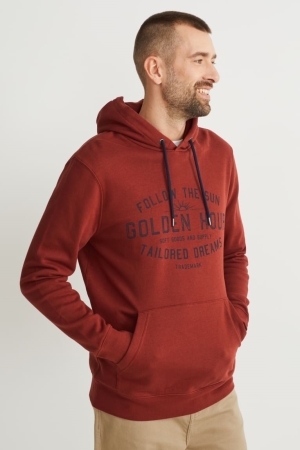 C&A With Recycled Polyester Tröjor Herr Röda | IZPAX-4851